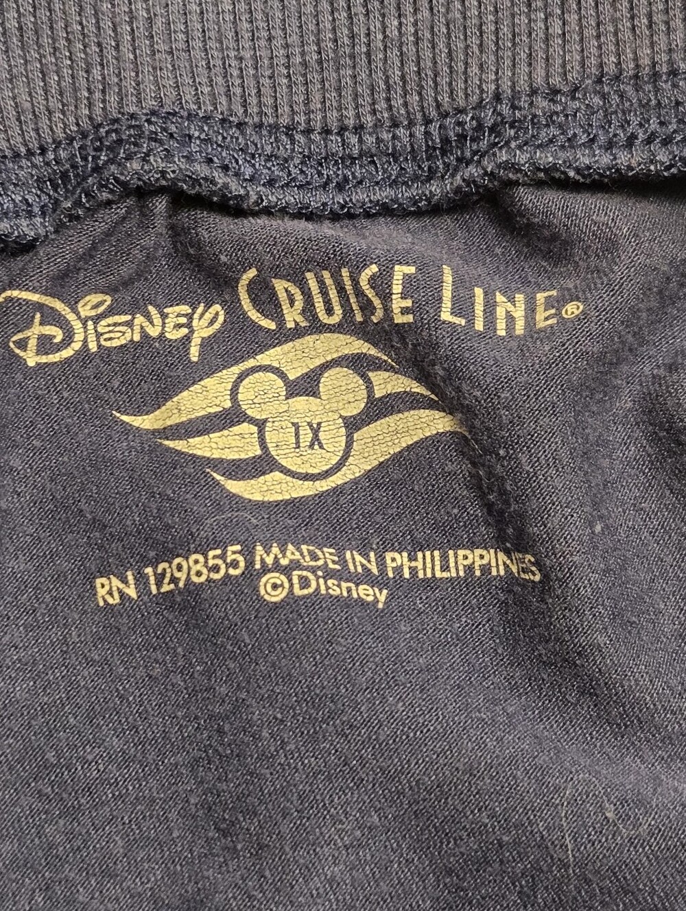 Disney Cruise Line Navy Blue Minnie Mouse Joggers 1x - Picture 2 of 6